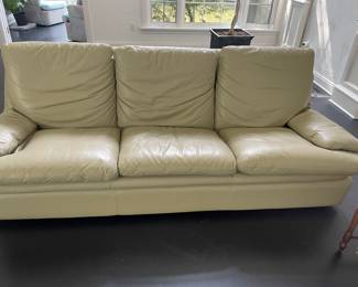 Rochebobois Paris leather couch