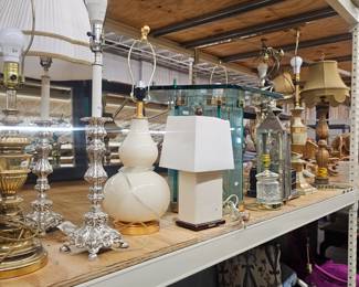 Lamps are mostly under $50 each