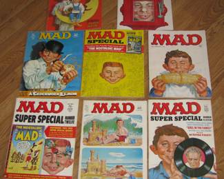 Some of the MAD magazines