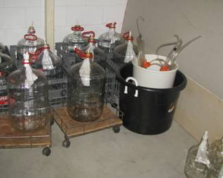 Car boys and so much wine making supplies