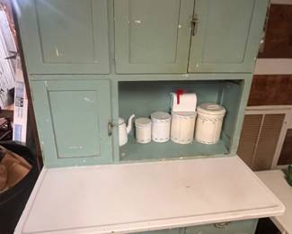 Cool Antique Hoosier Cabinet