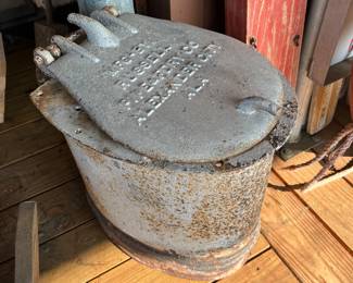 Cast Commode from submarine