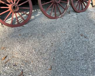 Wooden wagon wheels