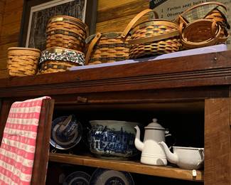 Blue Willow
Longaberger Baskets