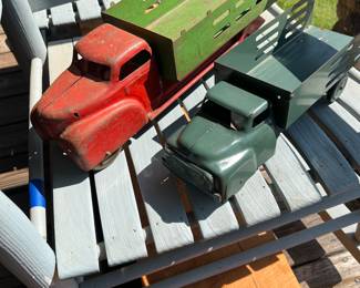 1940’s metal toy trucks