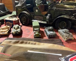 Army jeep toys
Military hats