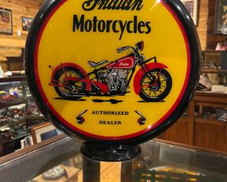 Repo Indian motorcycle Gas globe