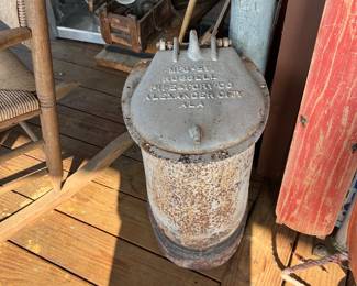 Cast iron commode from an Alabama prison