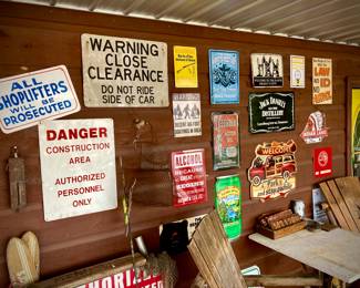 Metal advertising signs (new)