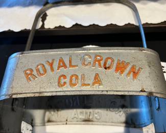 Metal Royal crown bottle carrier