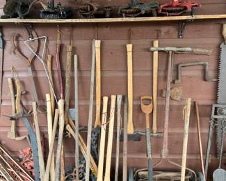 Corn shellers
Axes