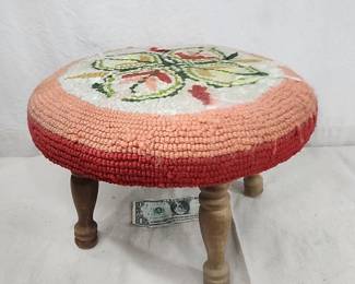 Needlepoint stool