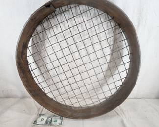 Primitive wood sifter