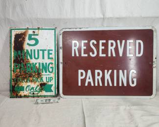 Parking signs