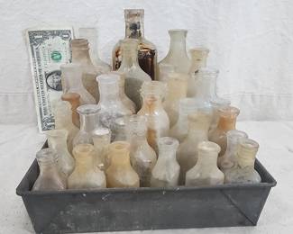 Vintage antique bottles