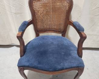 Cane back chair