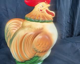 1940s Sierra Vista rooster cookie jar 