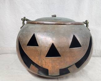 Copper Jack-O-Lantern