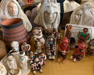 Story tellers and stone carvings