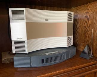 Many electronics, radios, DVD players, Clock, AMFM radios