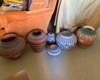 Multiple Native porttery 