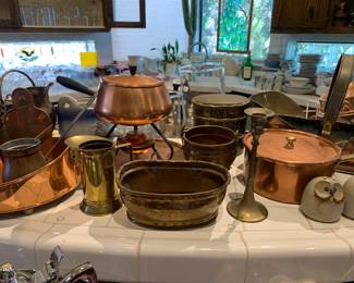 Copper and Brass Decor