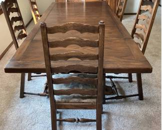 Contant Ball Dining Room Table and 6 Chairs (from Gabberts)