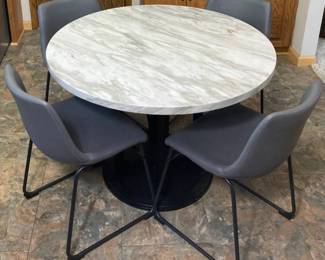 Ashley Furniture 42" Kitchen Table and 4 Chairs