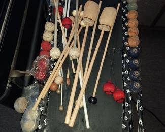 Vintage xylophone mallets