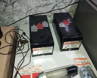 Vintage Shure recording gear
