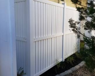 Vinyl utility surround