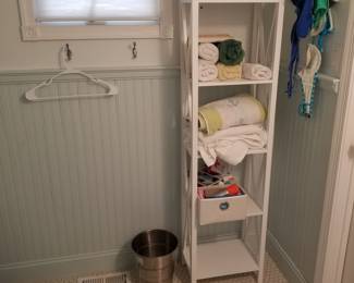 Toiletry storage tower