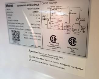 Nearly new Haier refrigerator