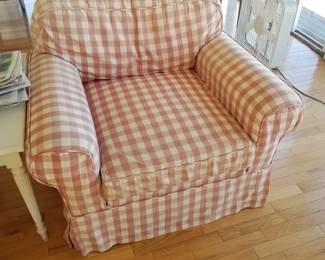 Cozy checked chair