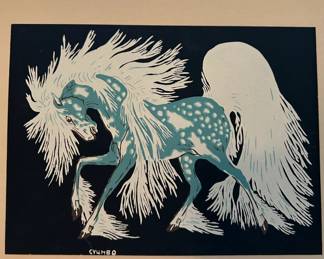 Spirit Horse by Woody Crumbo