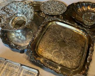 Silver plated Platters