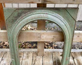 Antique Cast Iron Fireplace Surround
