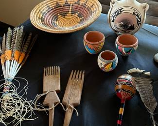 Native American Baskets and Pottery
