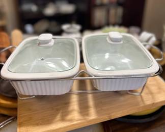 Ceramic Double Food Warmer