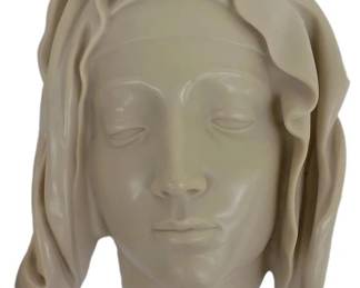 LIFE SIZE HEAD OF MARY SCULPTURE
