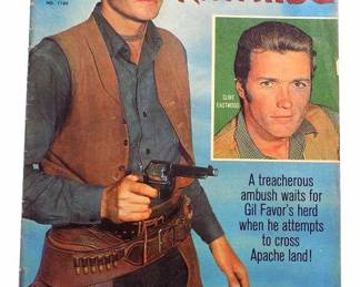 COWBOY RAW HIDE No. 1160 COMIC BOOK CLINT EASTWOOD