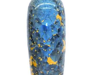 EXQUISITE FLORAL CRYSTALLINE VASE