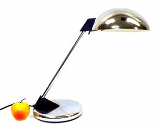 MIDCENTURY CHROME LAMP