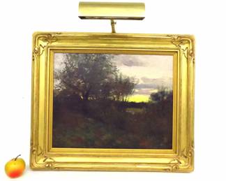 HAL ROBINSON - TWILIGHT ON THE CREEK OIL PAINTING