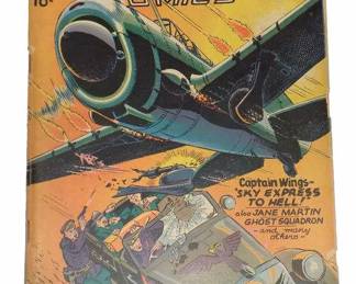 GOLDEN AGE WINGS COMICS No 77 MILITARY COMIC BOOK