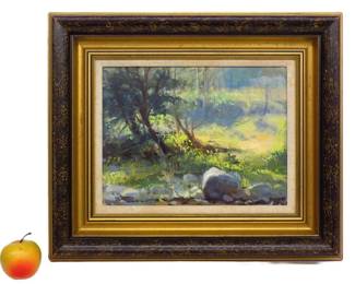 GEORGE KERASIOTIS - WOODLANDS LANDSCAPE PAINTING