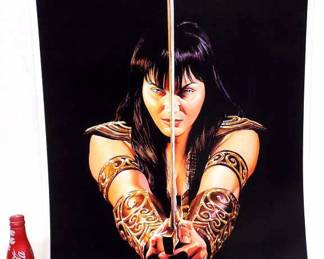XENA WARRIOR PRINCESS ALEX ROSS SIGNED PRINT