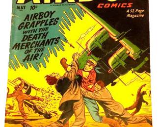 GOLDEN AGE AIR BOY No 4 ACTION PILOT COMIC BOOK