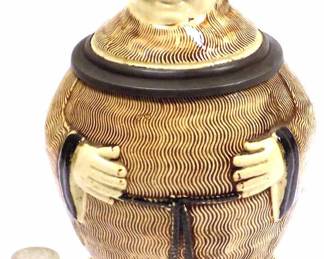 1920'S GERMAN FIGURAL MONK CHARACTER STEIN