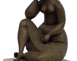 MODERNIST MILTON ELTING BRONZE STATUE